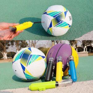 Inflatable Ball Hand Air Pump Inflator with 1 Needles+ 2 Nozzle Air Pump for volleyball