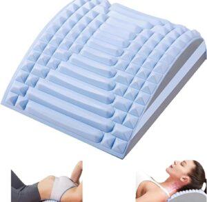 Neck & Back Stretcher Acemend Refresh Neck & Back Stretcher Posture Corrector Lumbar Stretcher for Neck Pain Relief Adjustable Spine Board Herniated Disc Lower Back Upper Back and Shoulder blue