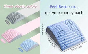 best Neck & Back Stretcher for Lower Back & Neck Pain Relief, Adjustable Spine Board for Herniated Disc, Sciatica, Scoliosis