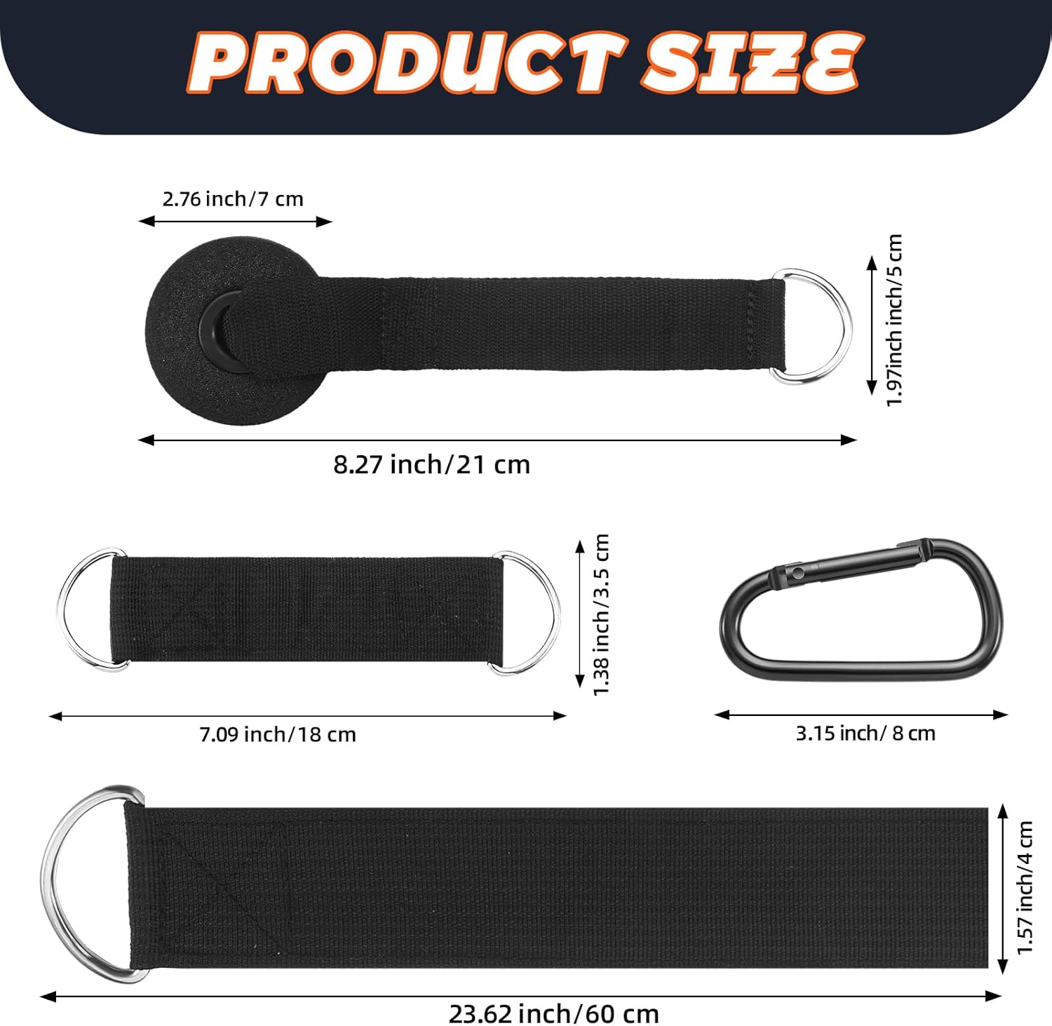 fitcozi Door Anchor for Resistance Bands, Universal Anchoring System for Indoor, Outdoor, Resistance Band Door Anchor for Workouts, Strength Training for Men, Women