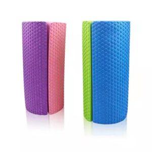 best half High-Density EVA Foam Rollers Deep Tissue Massager Myofascial Release Textured Bumps