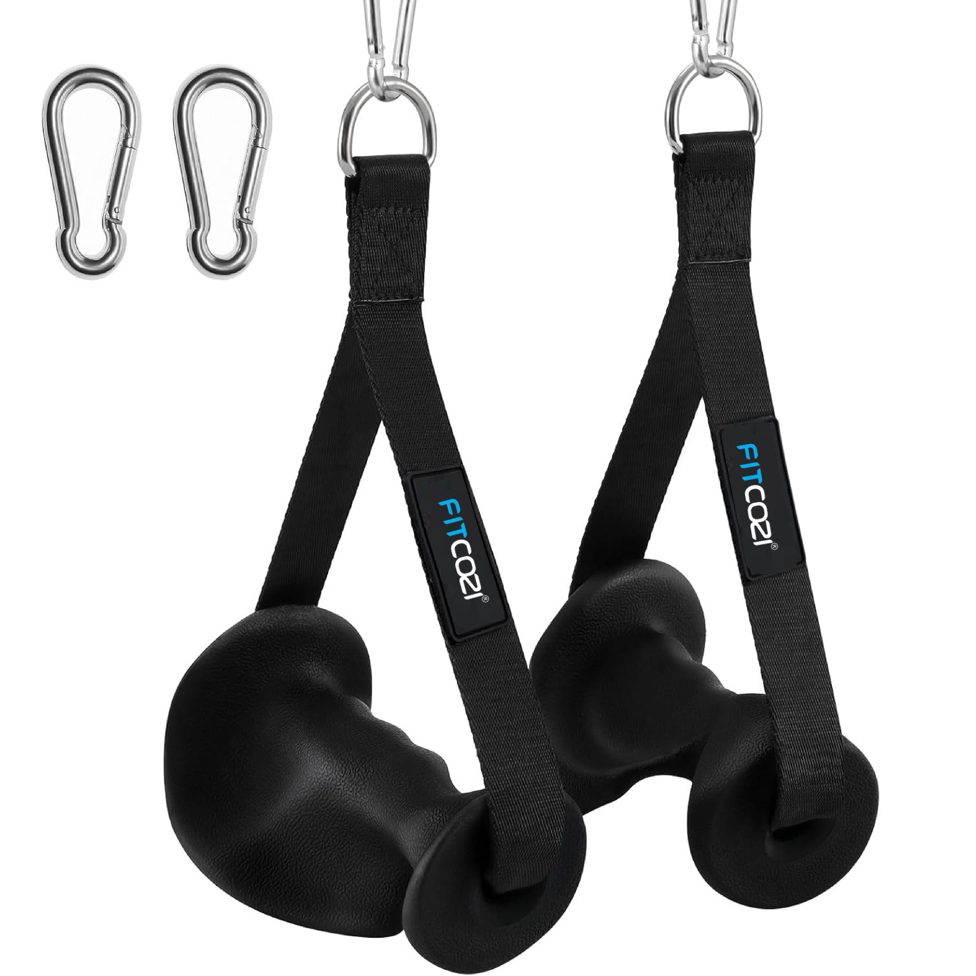 Ergonomic Workout Handles for Resistance Bands, Cable Machines & Pilates – Heavy-Duty Exercise Grips for Strength Training & Home Gym Accessories