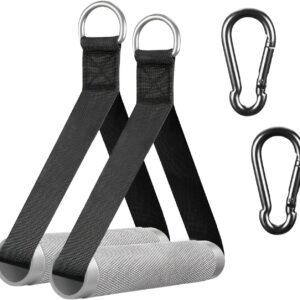 FITCOZI Aluminum Alloy D Handles with carabiner hook – Ultimate Gym Cable Attachments for Strength Training online