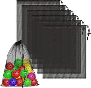 mesh storage bags, multipurpose drawstring bags, gym bag organizer, sports ball bag, beach storage bag, laundry mesh bag, travel packing mesh bags, Fitcozi storage accessories