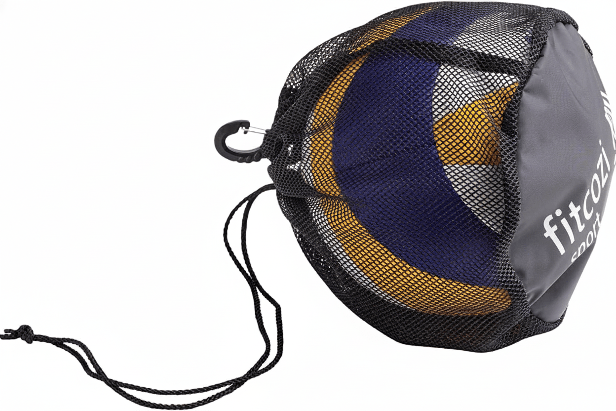 Sport Individual Volleyball Mesh Bag - Clip On Ball Holder for Backpack or Duffle - Gift for Volleyball Players