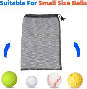 Golf Balls. Mesh Sports Equipment Bag with Lock for Gym, Swim Gear, Laundry & Toys