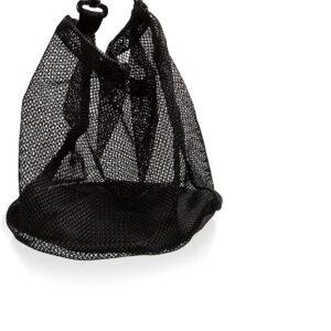 Sport Individual Volleyball Mesh Bag - Clip On Ball Holder for Backpack or Duffle - Gift for Volleyball Players - Black