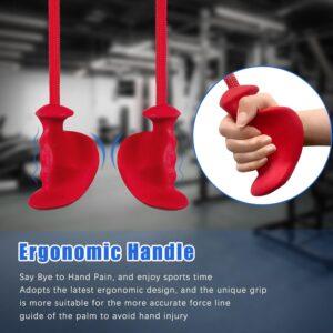 Fitcozi® Strap-Style Tricep Rope Cable Attachment with Ergonomic Rubber Grip