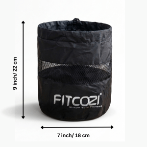 FITCOZI Golf Ball Storage Bag | Nylon Mesh Drawstring Pouch Holds 10 Golf Balls