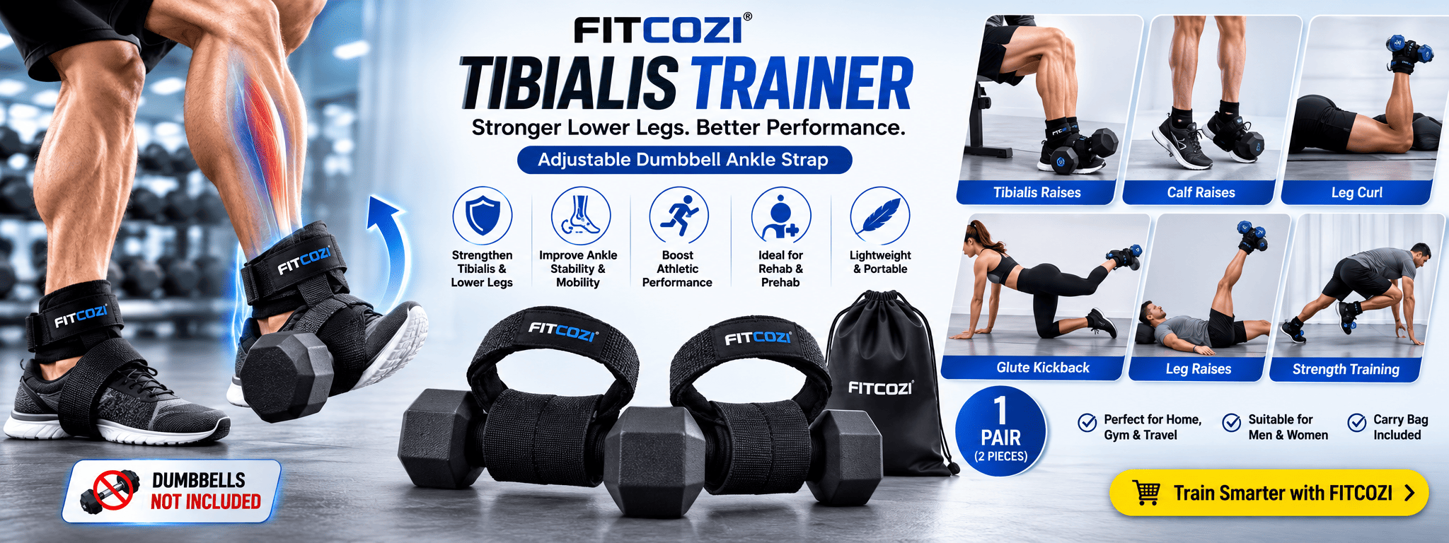 FITCOZI tibialis trainer exercise guide