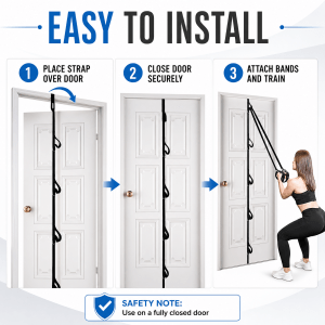 heavy duty door anchor for resistance bands