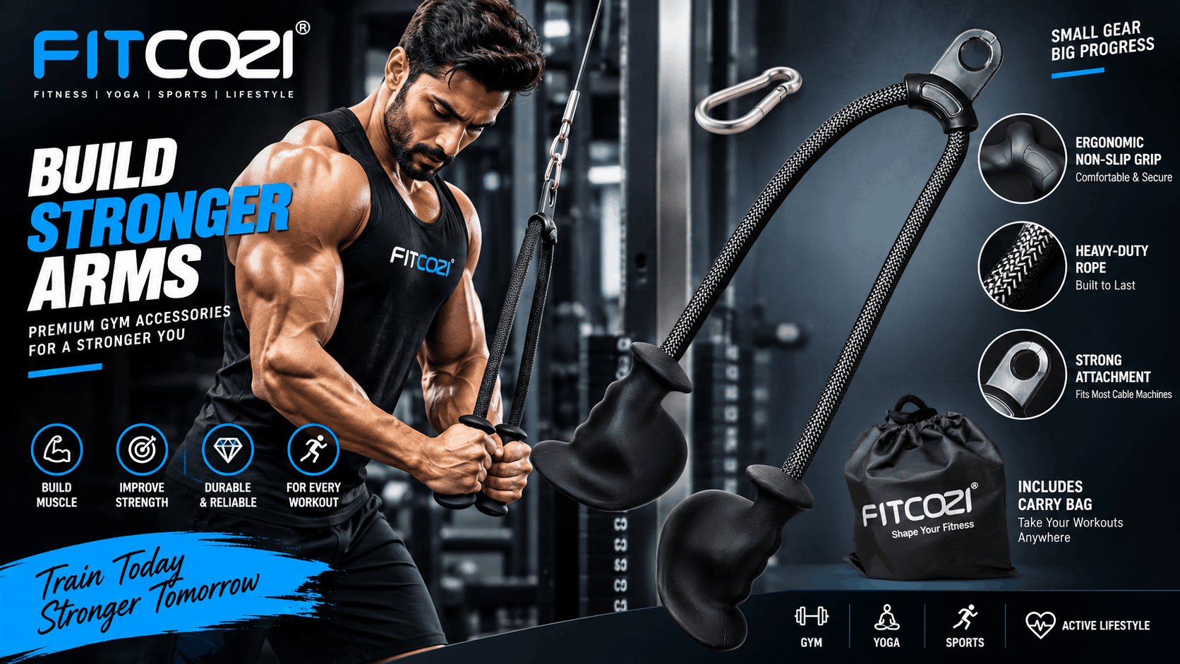 Best attachment for tricep overhead extension