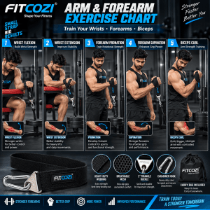 FITCOZI arm wrestling training strap belt with carabiner hook for strength training