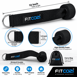 Fitcozi heavy duty door anchor for fitness bands and tubes