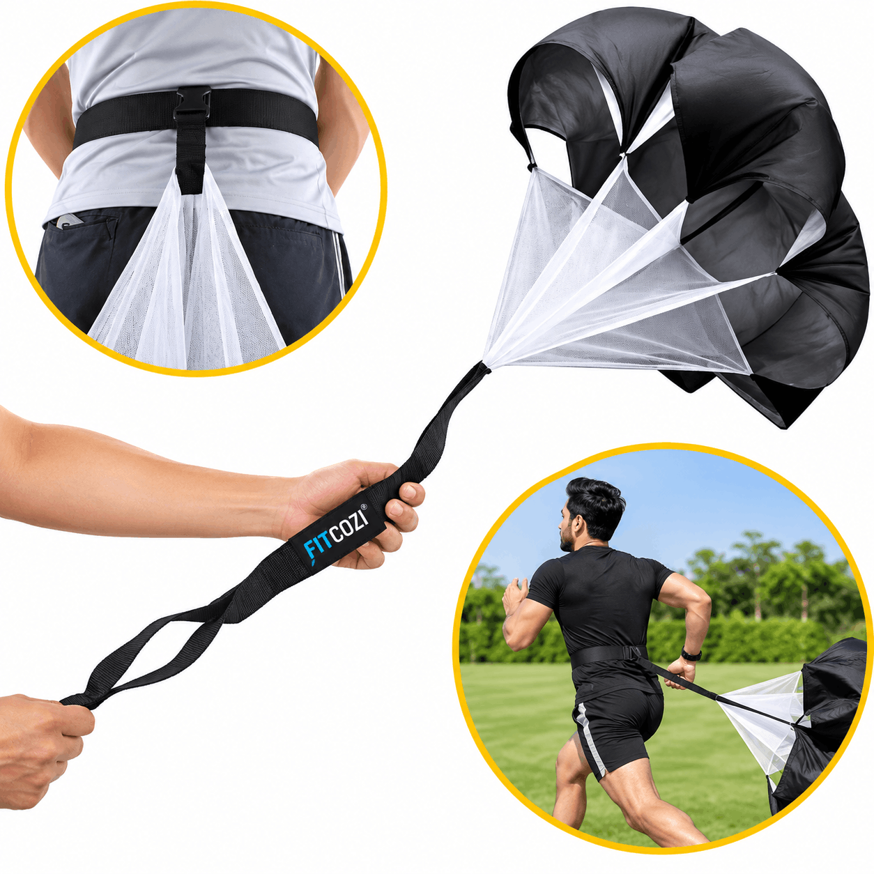 Running Resistance Parachute for Speed Training for kids and teenagers