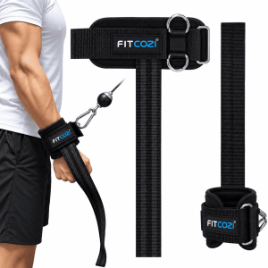 Weight Lifting Wrist Cuffs – Non-Slip Padded Wrist Straps for Deadlift, Bodybuilding, Strengt (1)